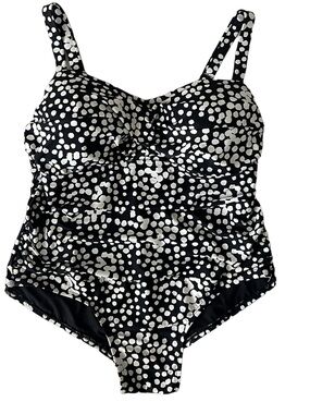 Catalina Polka Dot One Piece Swimsuit Tummy Control 2X 18W
